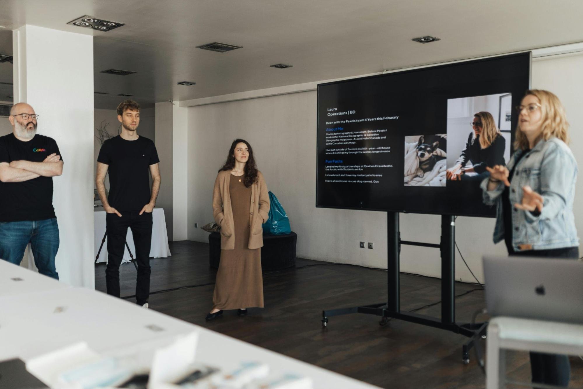 A meetuing being conducted