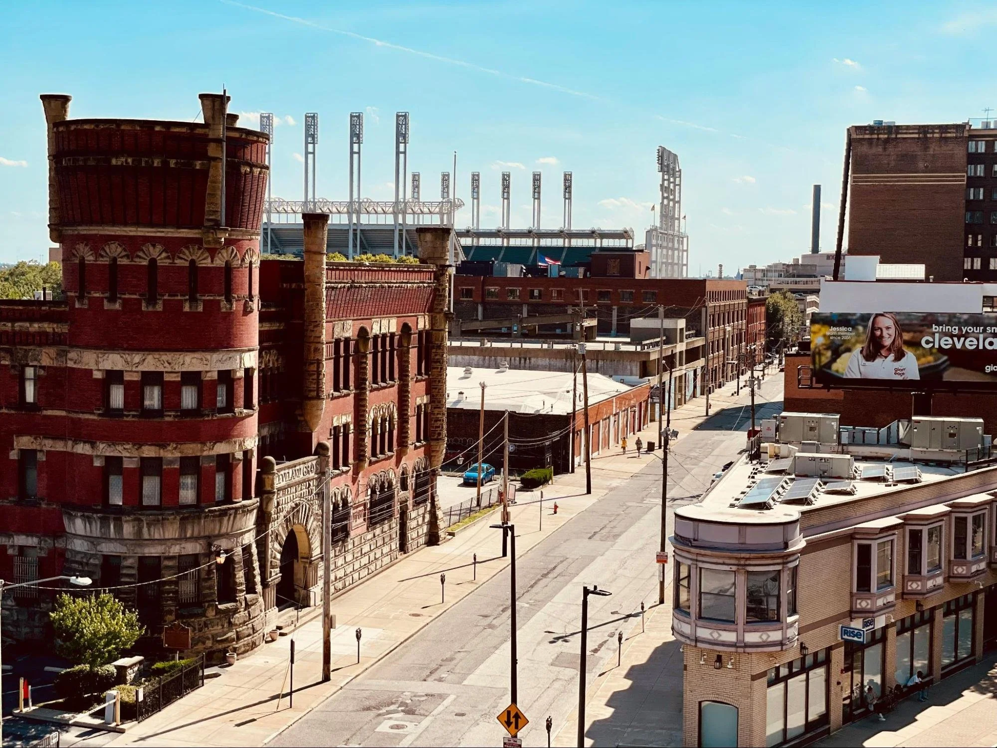 A city view of Cleveland