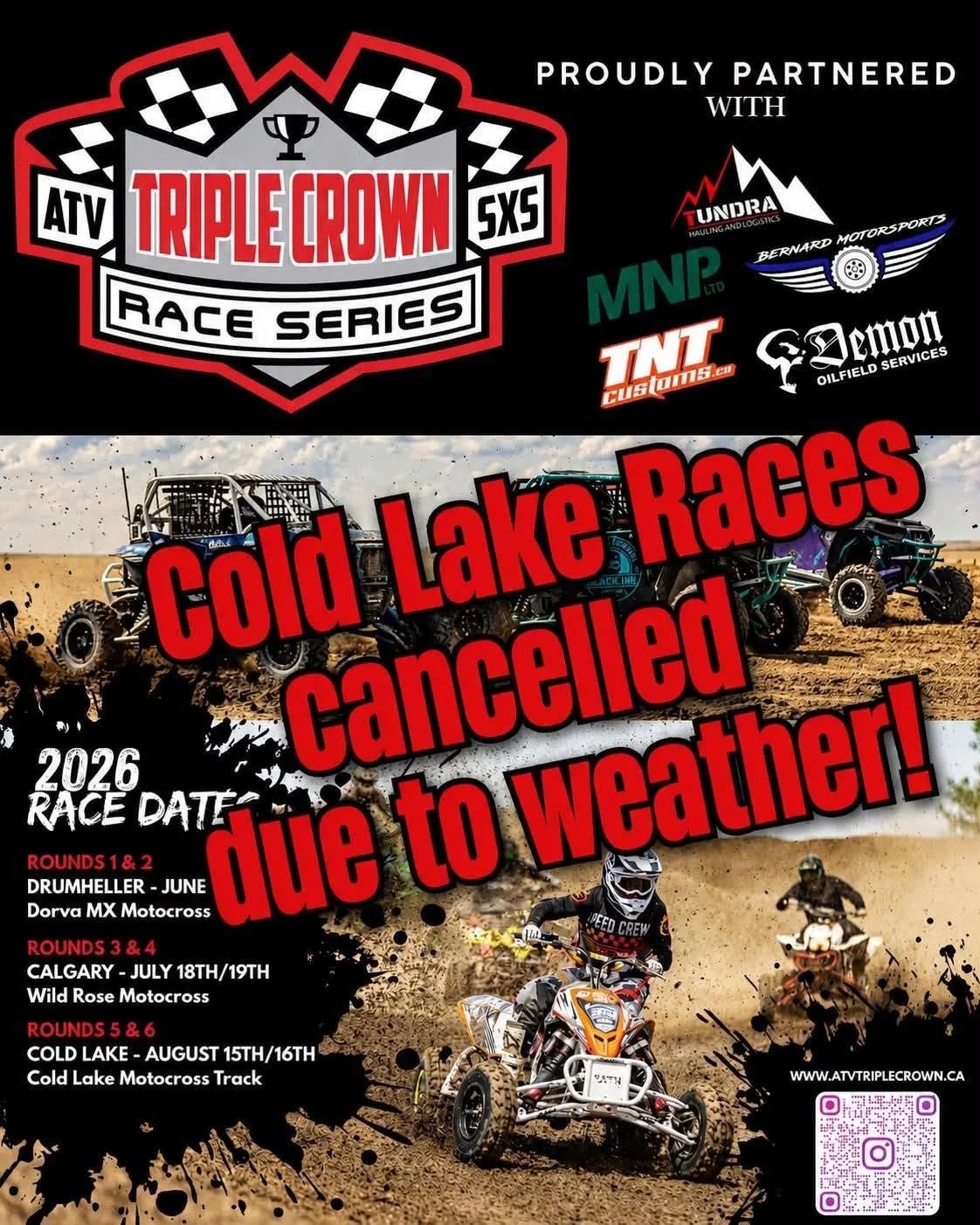 Rounds 5 &amp; 6 CANCELLED!