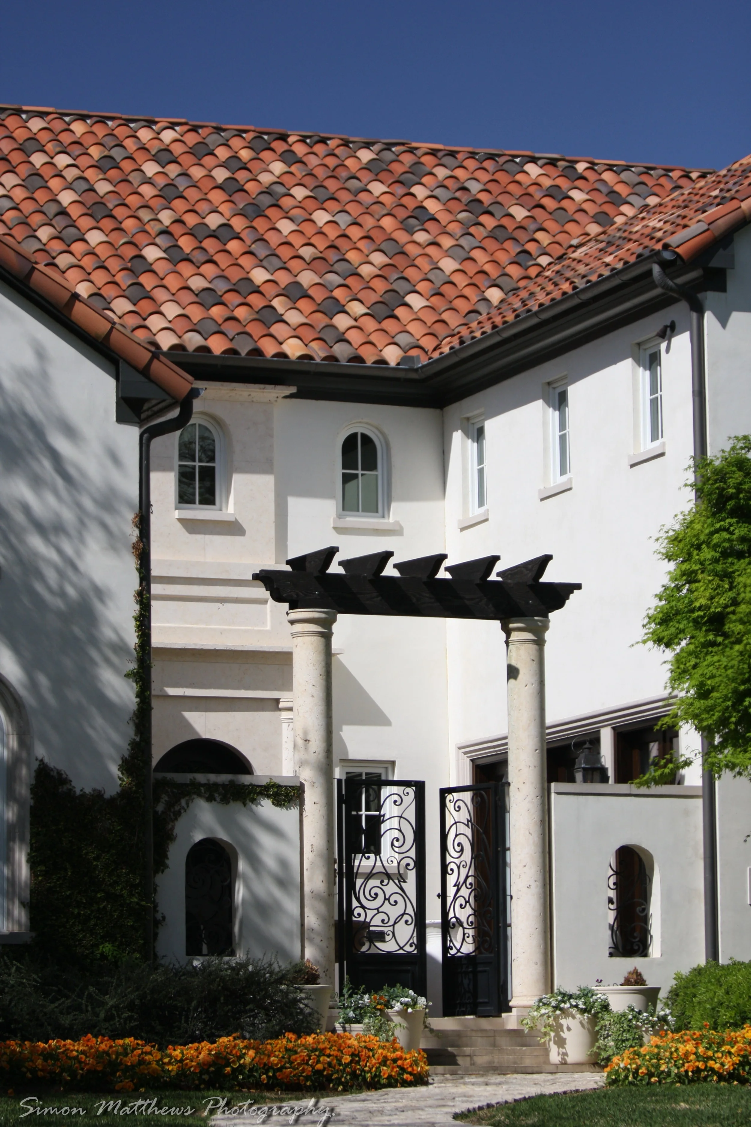 spanish mission clay roof tile 