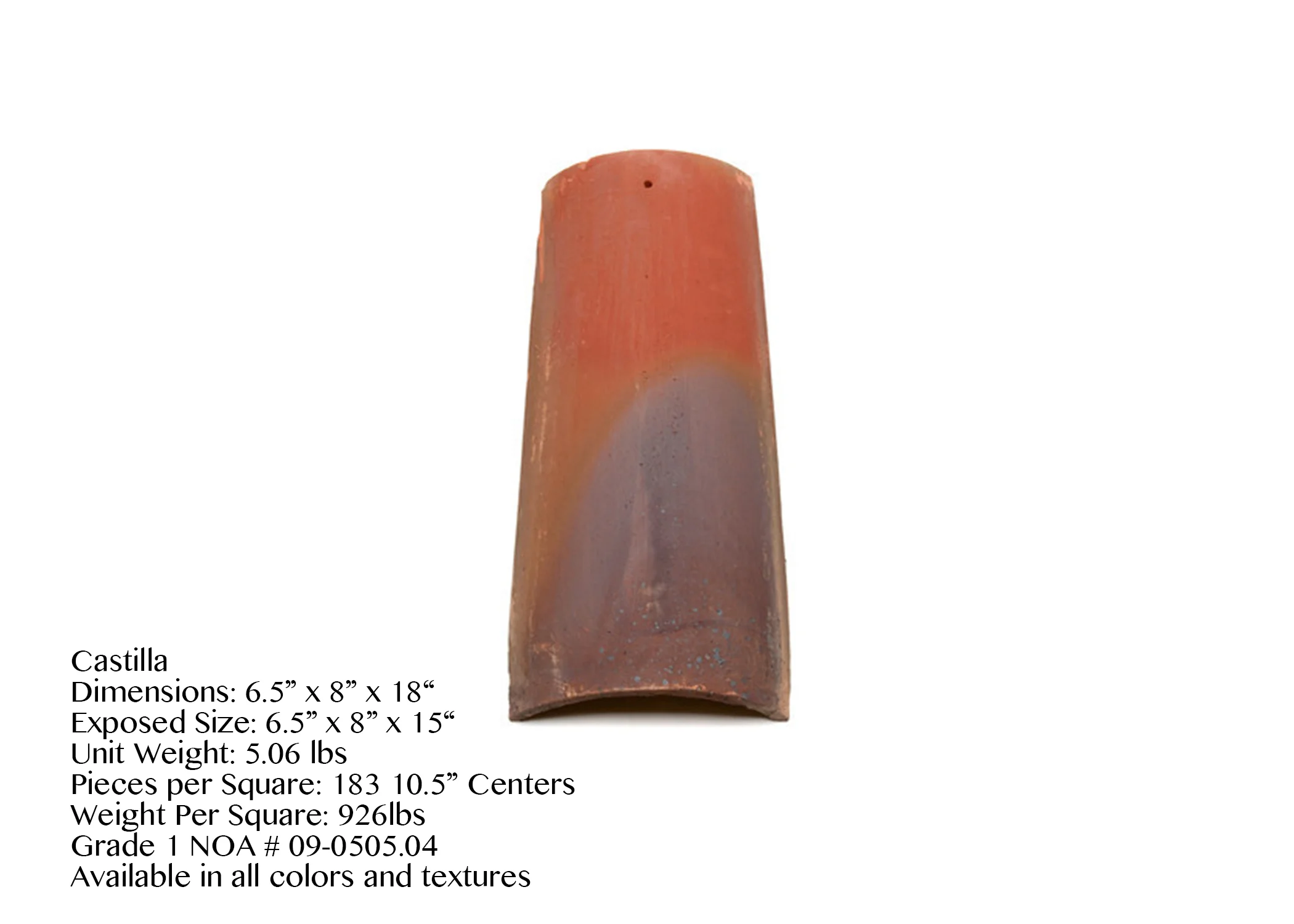 castilla barrel tile