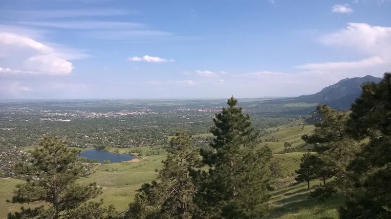 Looking southward over Wonderland Lake