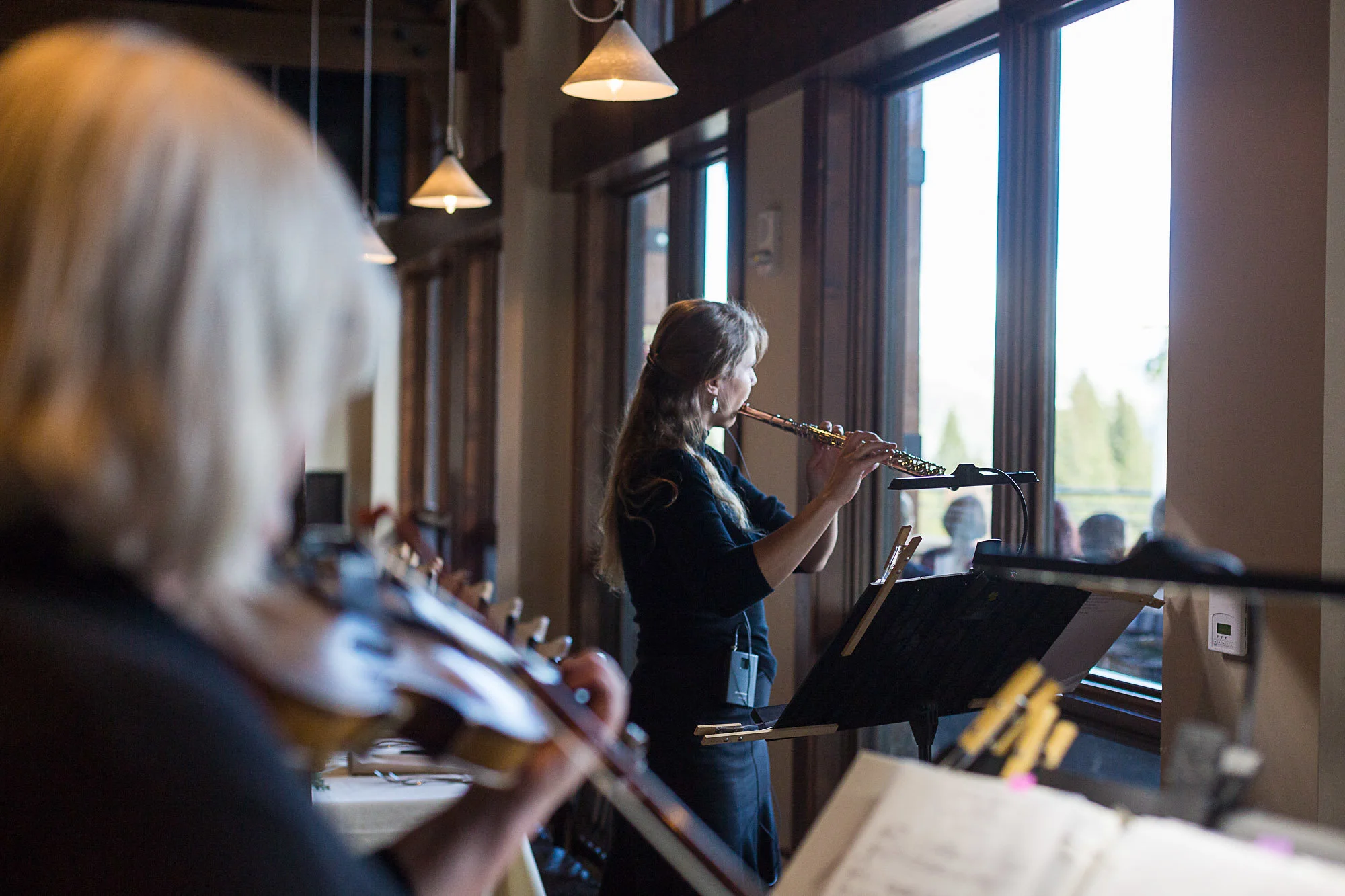 Colorado flute and violin wedding ceremony music