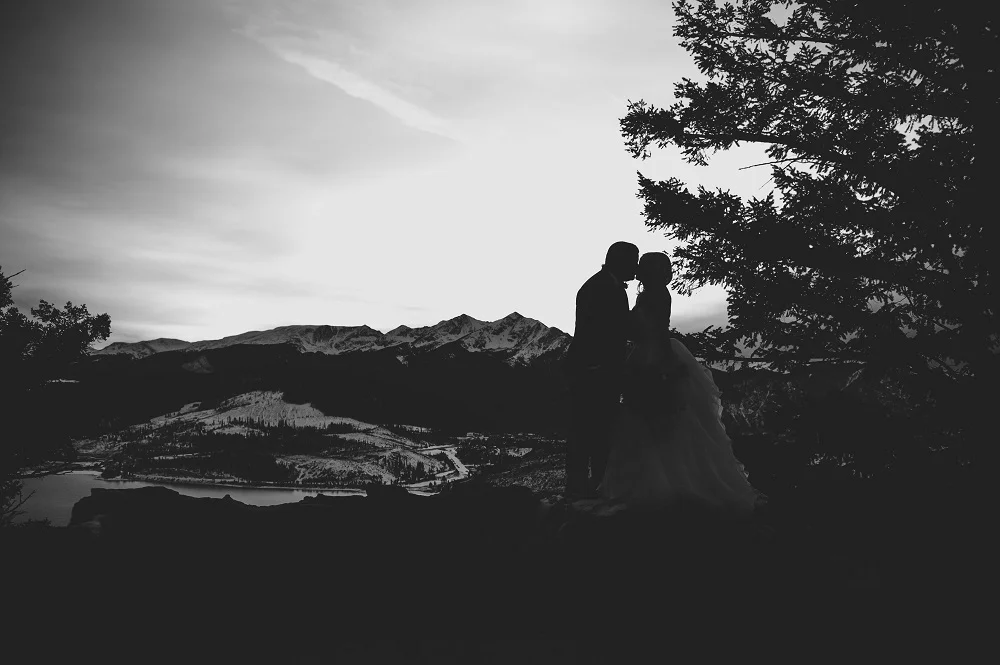 Solo flute wedding ceremony music at Sapphire Point in Dillon, Colorado