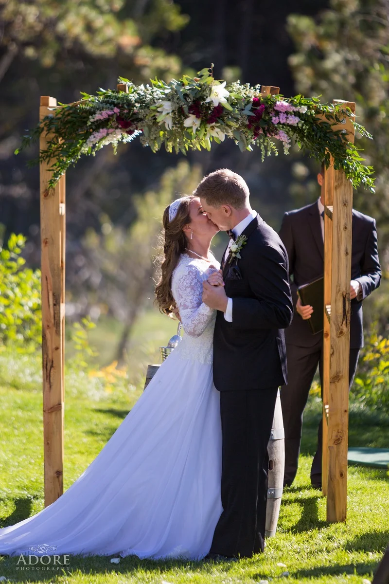 Colorado flute and harp wedding ceremony music