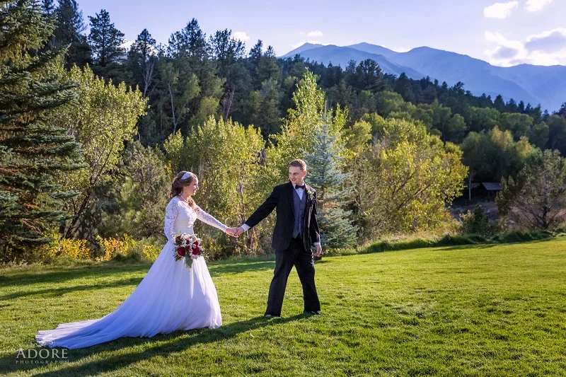 Colorado flute and harp wedding ceremony music