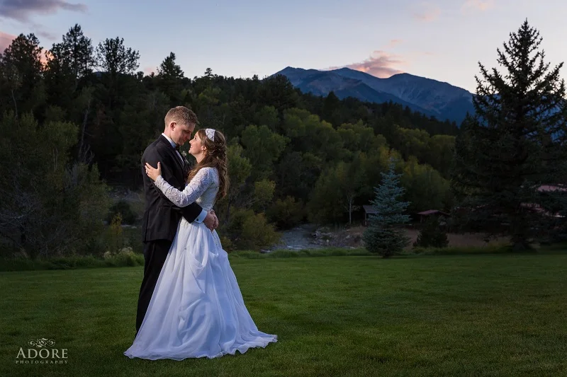 Colorado flute and harp wedding ceremony music