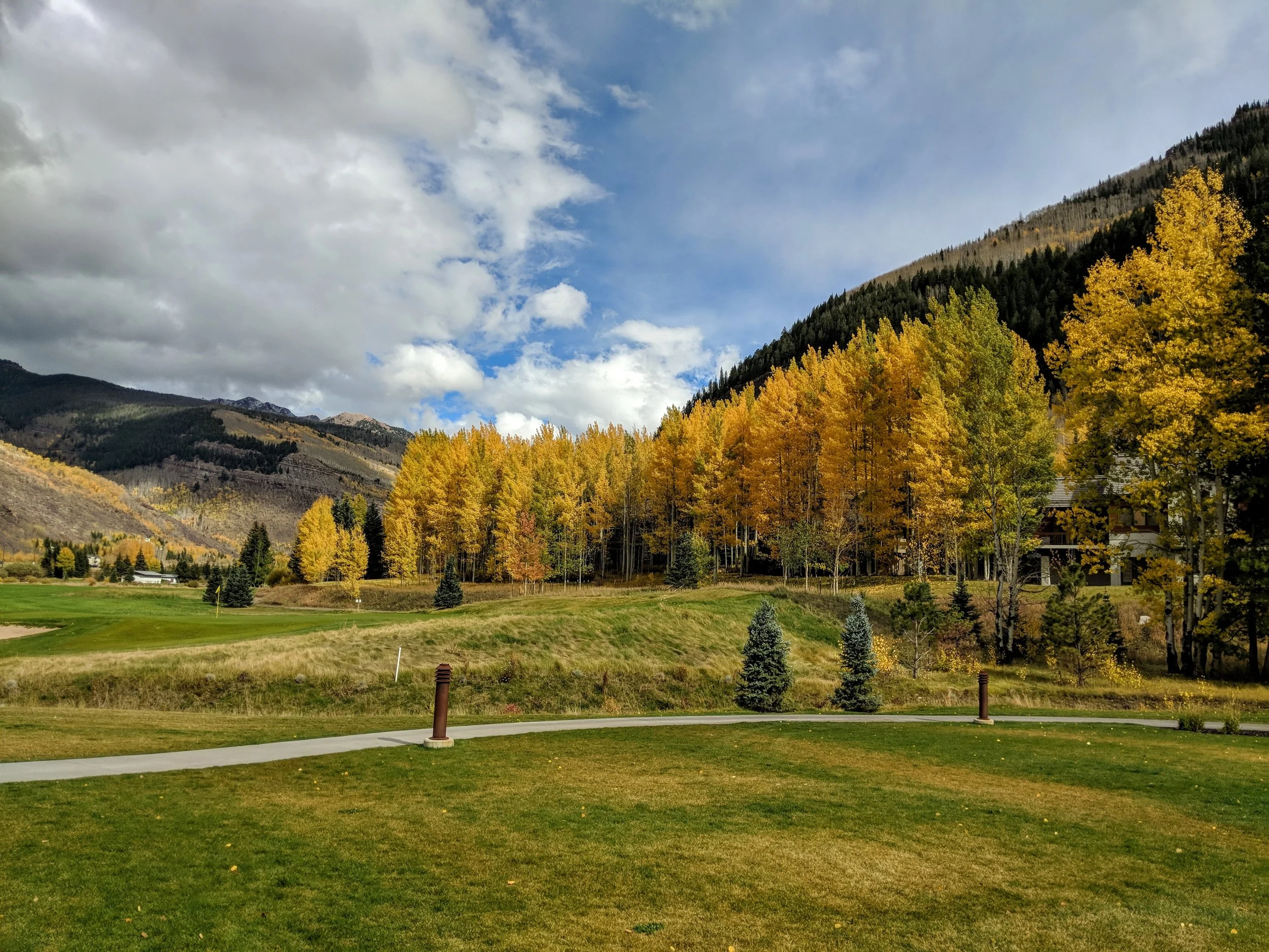 Flute and Guitar Wedding Ceremony Music at the Vail Golf Club in Vail, Colorado