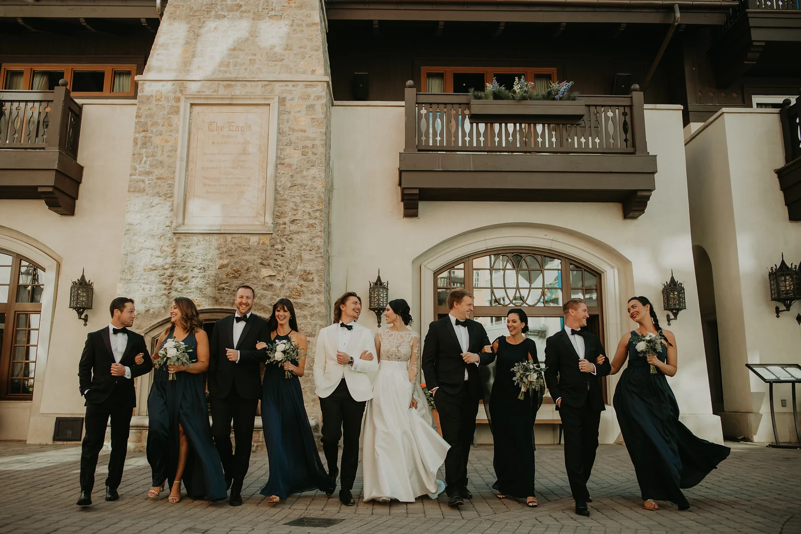 Flute and cello rap and popular wedding ceremony music at the holy cross event deck in vail, colorado, Photo by back country imagery