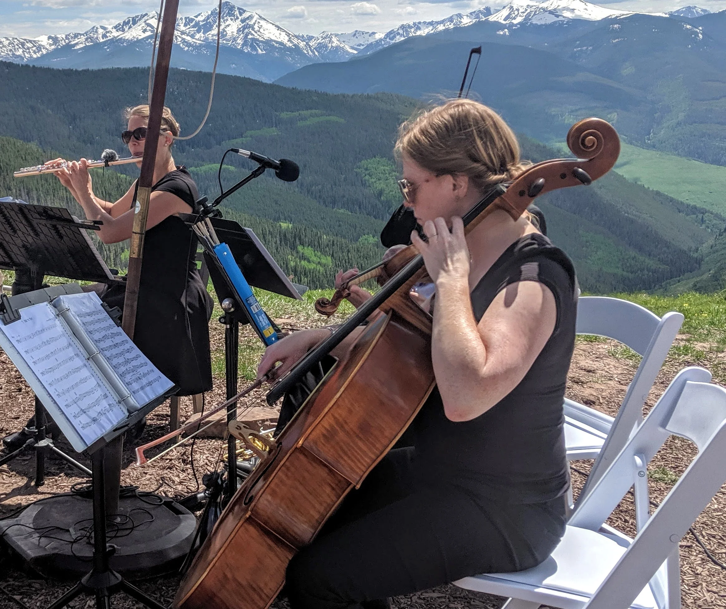 Flute and Strings by Christen Stephens, Royal Wedding Quartet, Wedding Ceremony Music in Vail, Colorado