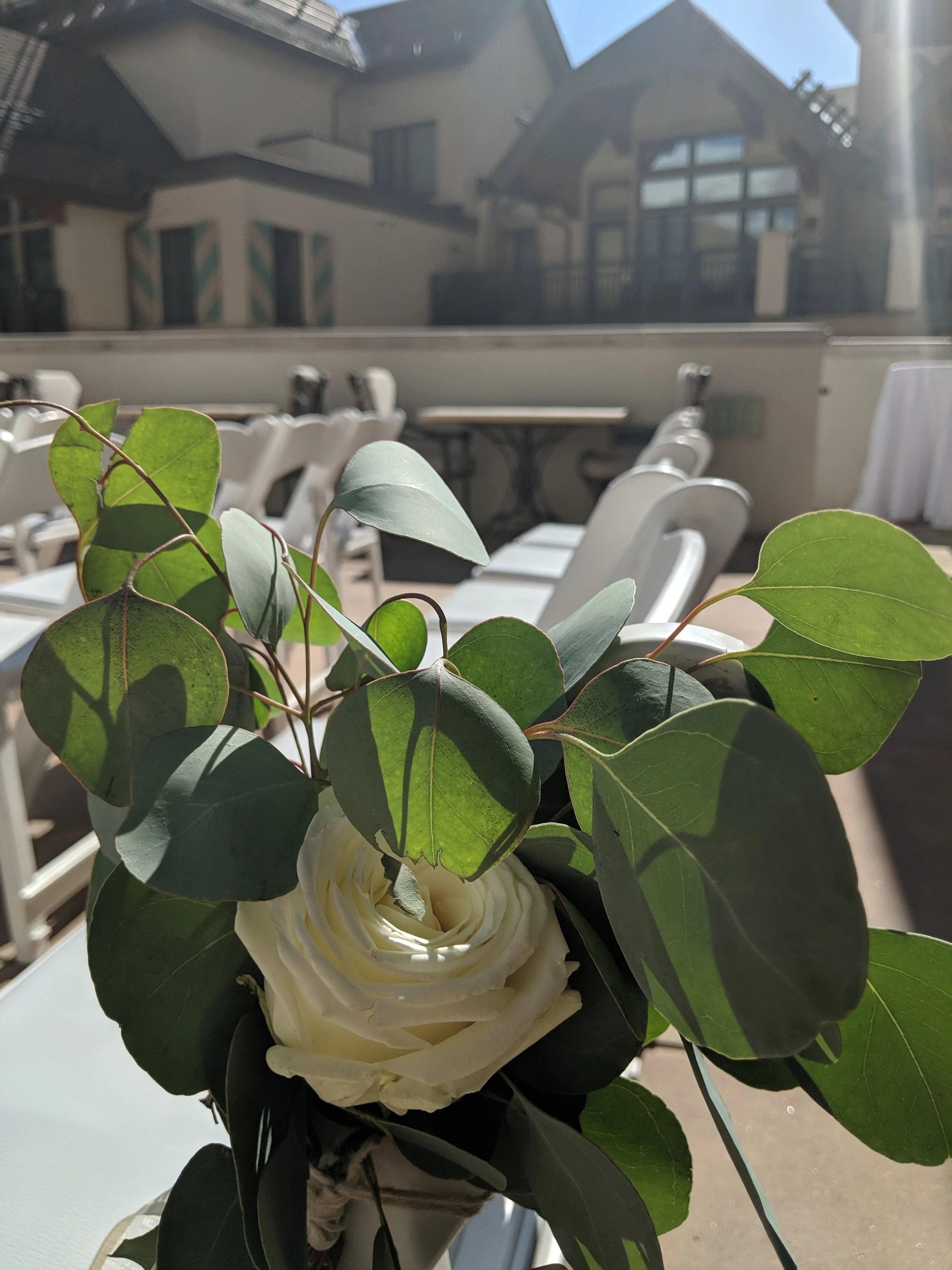 Flute and Strings by Christen Stephens, Flute and Violin Wedding Ceremony Music at the Arrabelle at Vail Square in Vail, Colorado