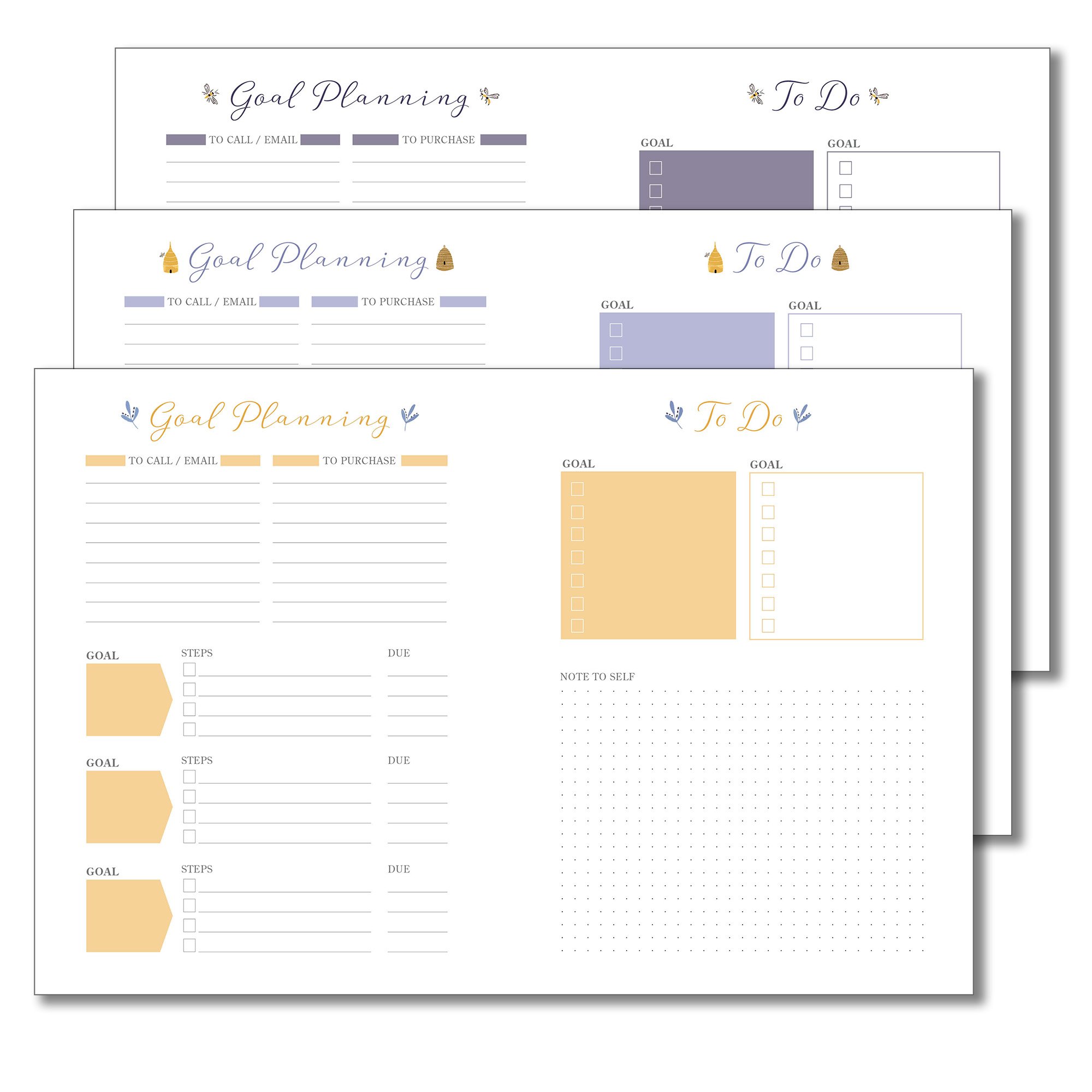 CHZ-4214 Garden Bee Softcover goal planning.jpg