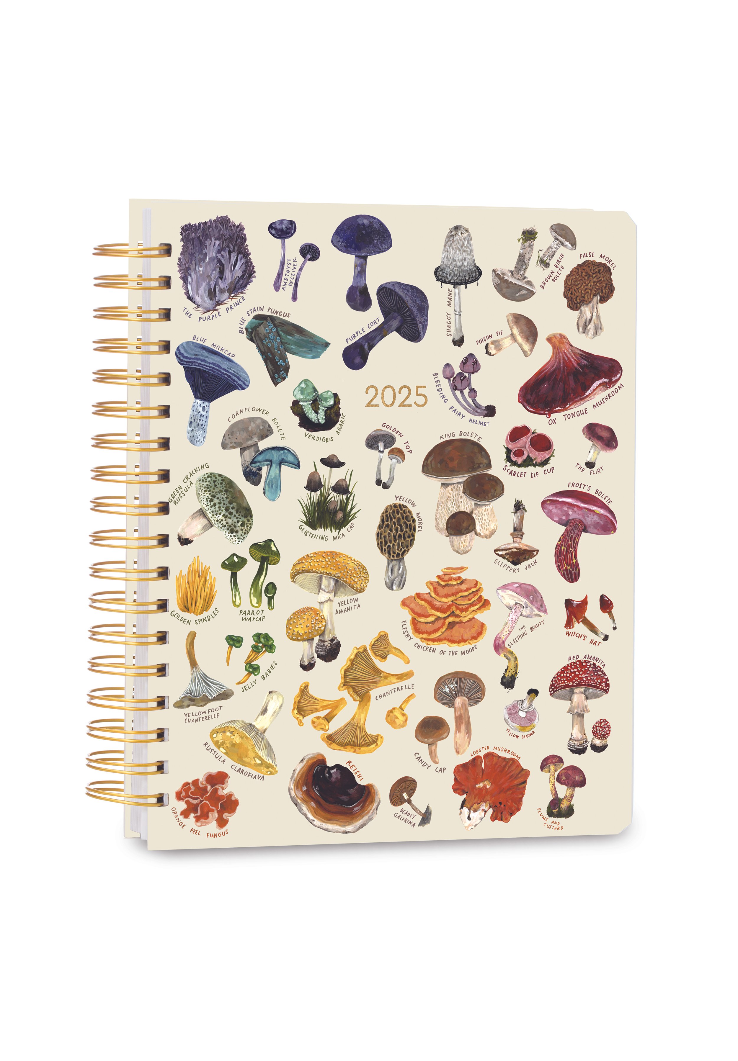 Mushrooms Deluxe Hardcover Planner