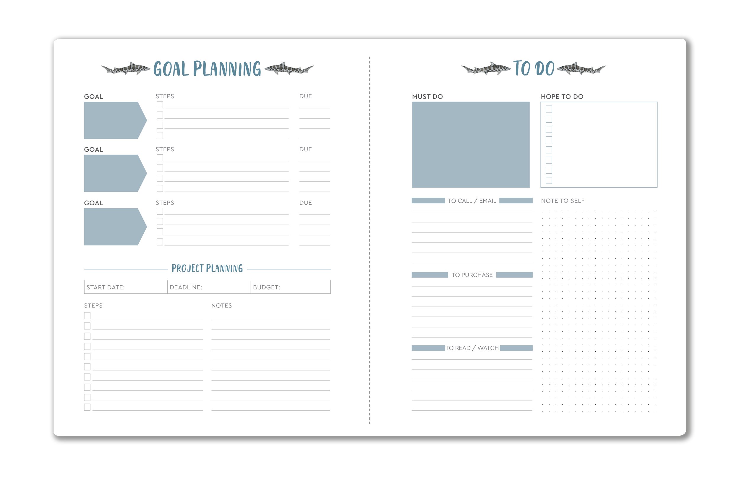 CHM-6280 Orders of the Animals Monthly Planner Goals Spread.jpg