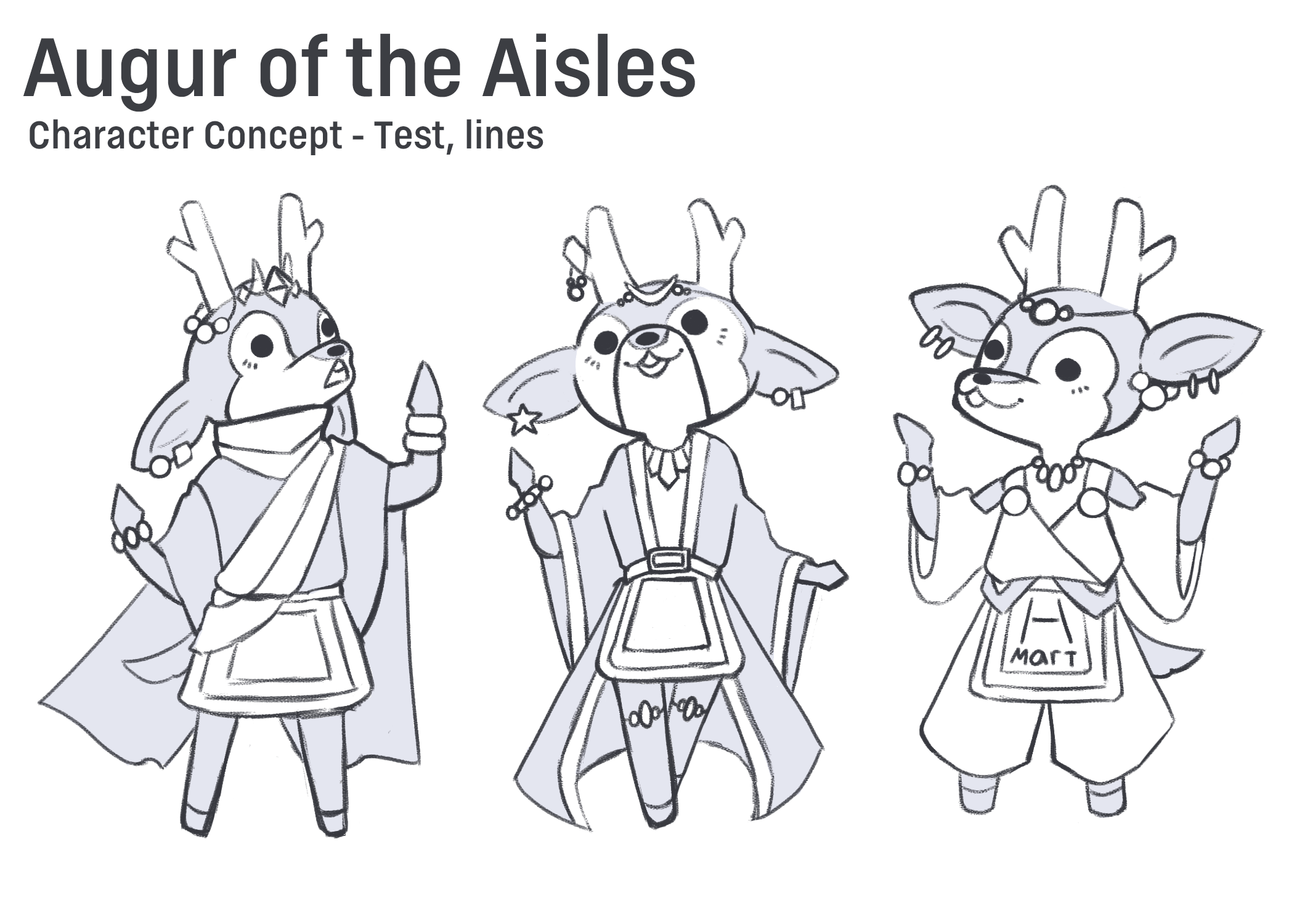 Adventure Mart Character Concept, Augur of the Aisles