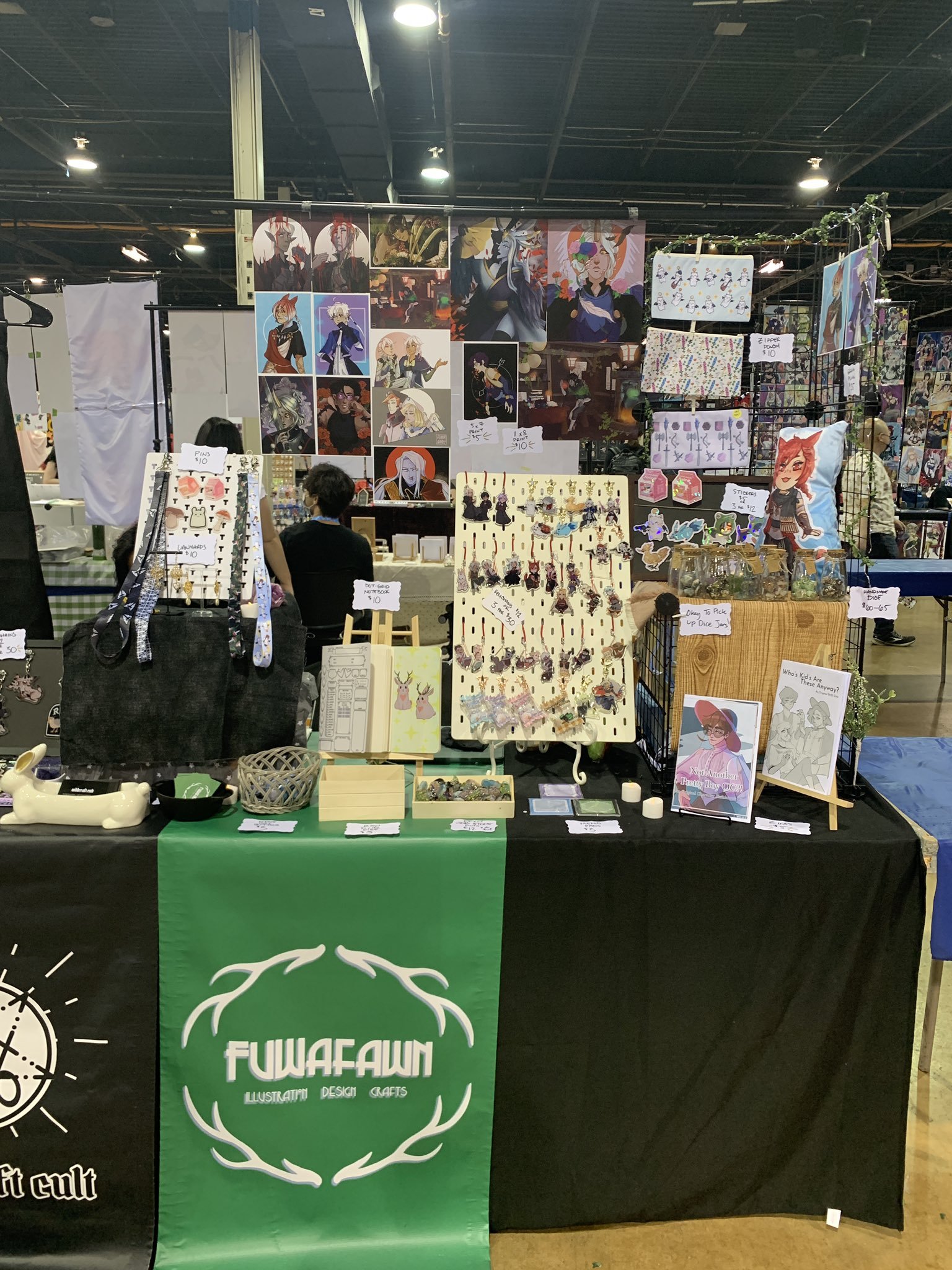 Anime Midwest Table Set up 2022