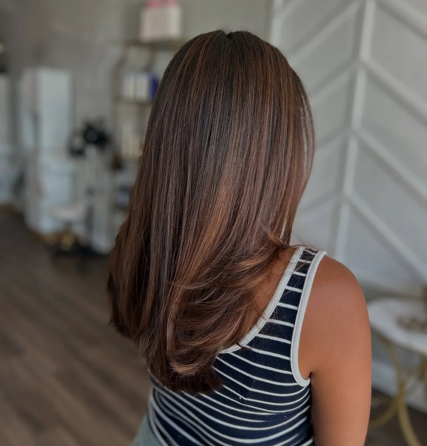 Rich Brunette🤎. Stylist: @1bellas_beauty