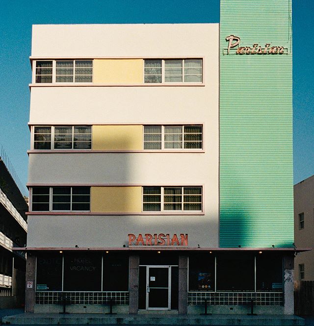 Missing Miami #Parisian #leicam6 #portra400 #analog #film #filmisnotdead #parisianhotel #miamibeach