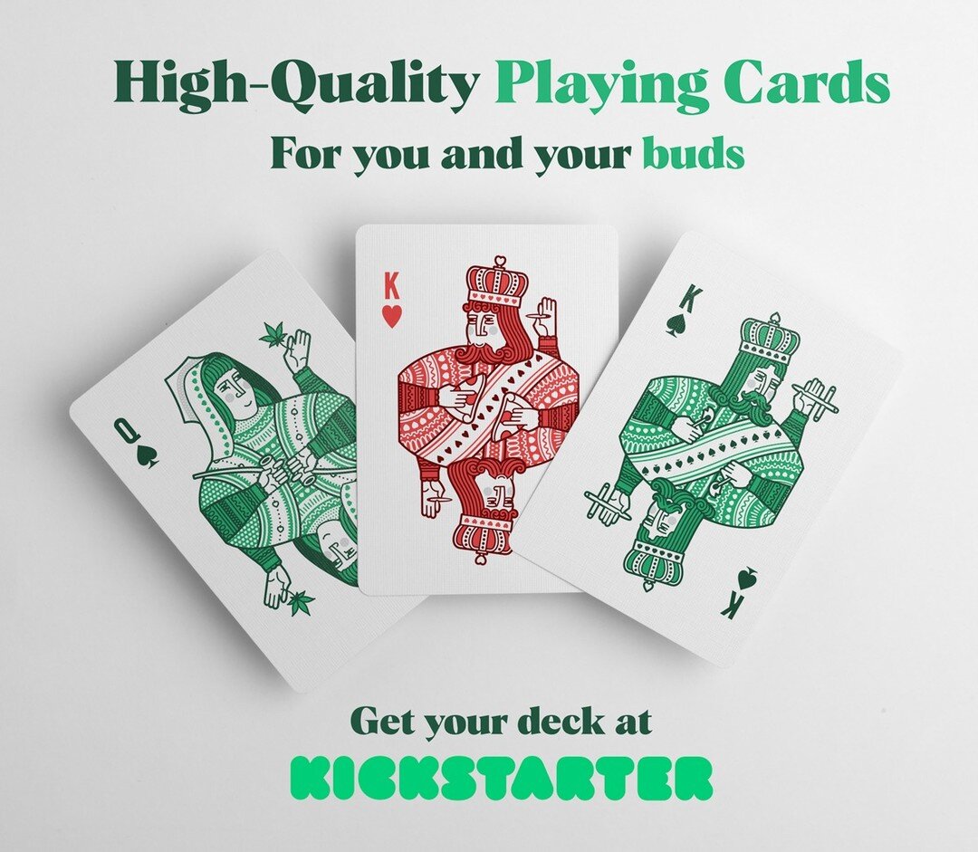 Don't miss out on this dope deck. Now live on Kickstarter! http://gethighcourt.com

#playingcards #playingcardsart #playingcardsdesign #kickstartercampaign #420vibes #cannabis #weedhumor #weedlife #stoners #creativityoncannabis