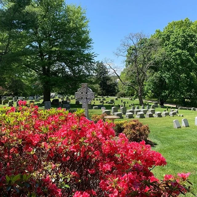 Another view of the churchyard.