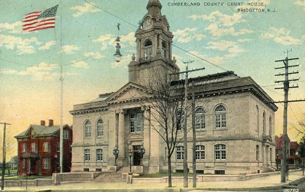 Cumberland County Court House in Bridgeton, New Jersey 