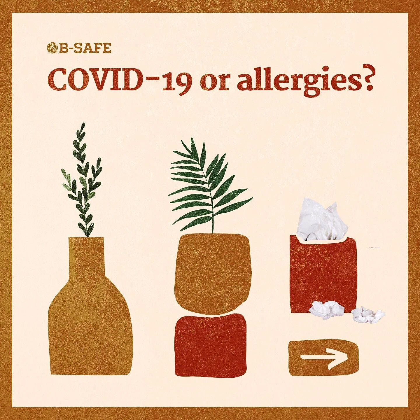 April showers bring May flowers&hellip;and May flowers bring pollen 🤧 swipe through for a guide to telling the difference between COVID-19 and allergies! #covid19 #allergies #community #baltimore