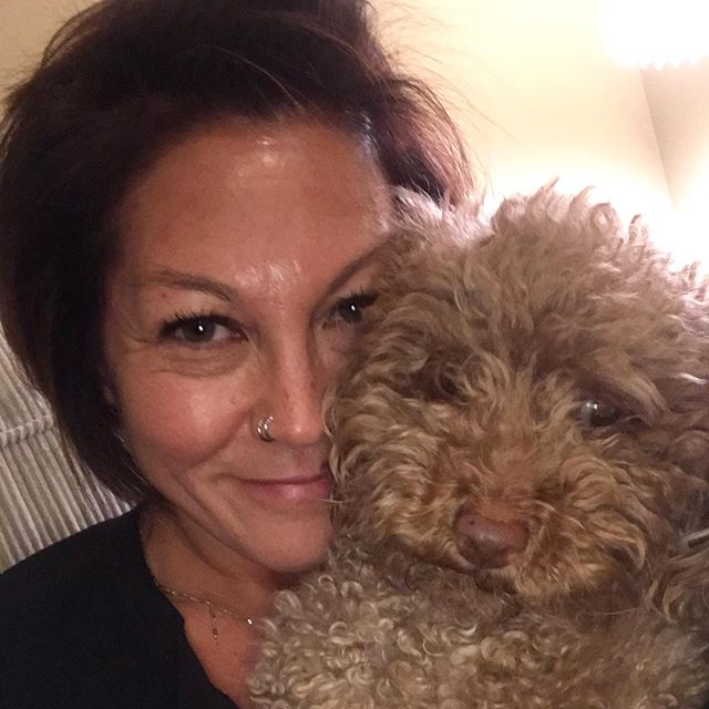 Shameless selfie af with my Boo.  Amazing how much i 💗 him.
#tito #dogsofinstagram #minipoodle #dogmom #love #dogoftheday #happy #cmaawards #me #dayinthelife