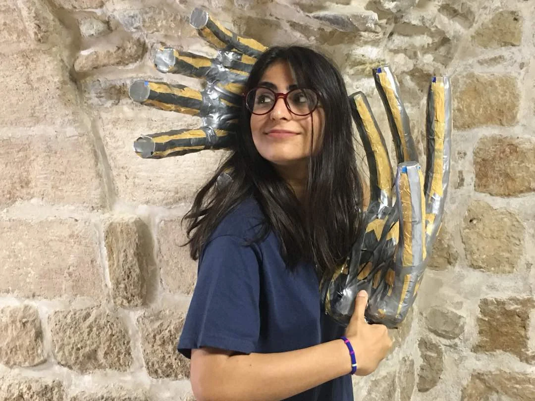 Ladan Mehranzadeh Born in Rasht in 1992 she studied graphic design in high school and has a bachelor's degree in tourism management. She is an illustrator, a painter, familiar with hand printing and a pupeteer. She specifically works with giant puppet and is involved in puppet design.