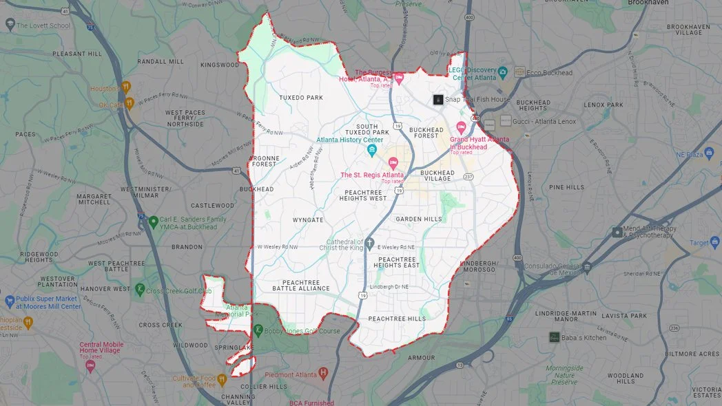 Atlanta Zip Code Guide and Map of Postal Code Locations — Justin Landis