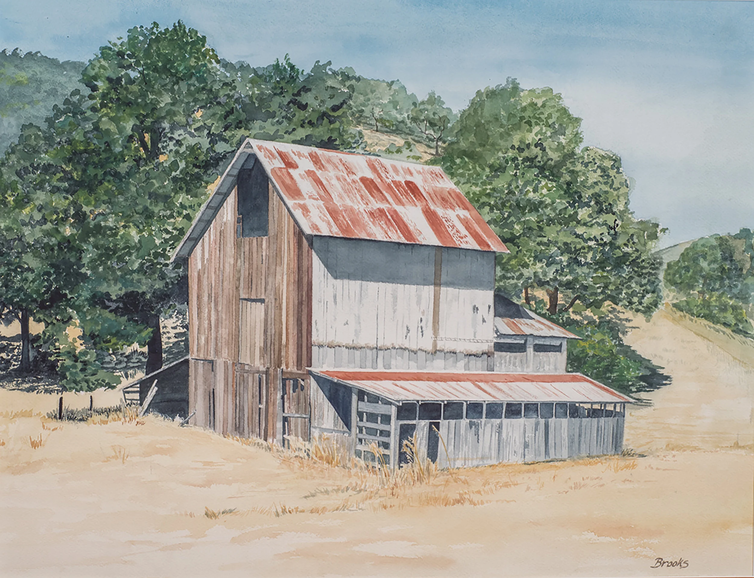 Hwy 20. Barn, Ukiah Ca.