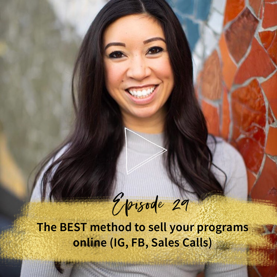 The Fierce Fitness Business Babe Podcast Episode 29: The Best Method to Sell Your Programs Online (IG, FB, Sales Calls)