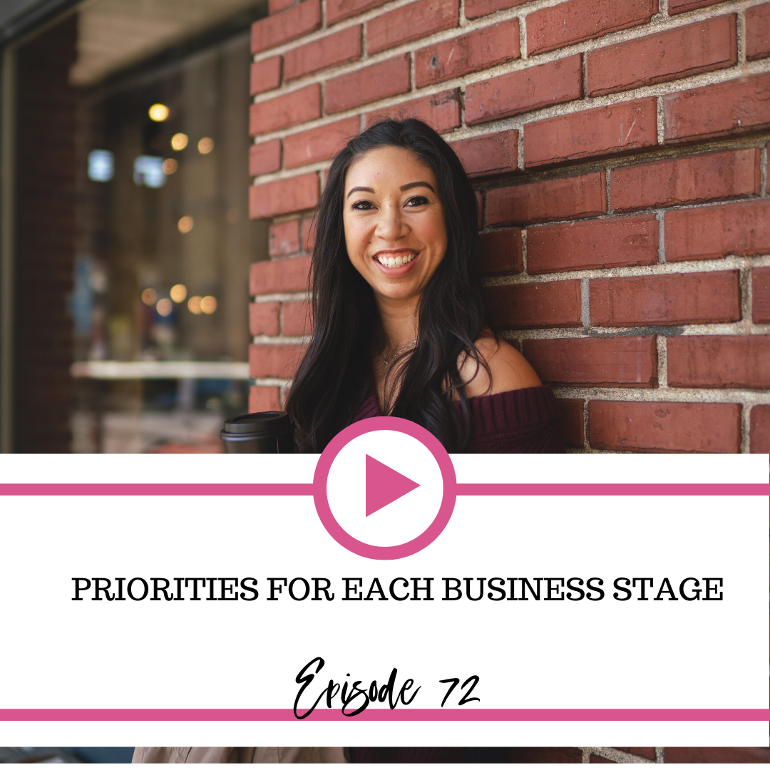 The Fierce Business Babe Podcast Ep 72: Priorities for Each Business Stage