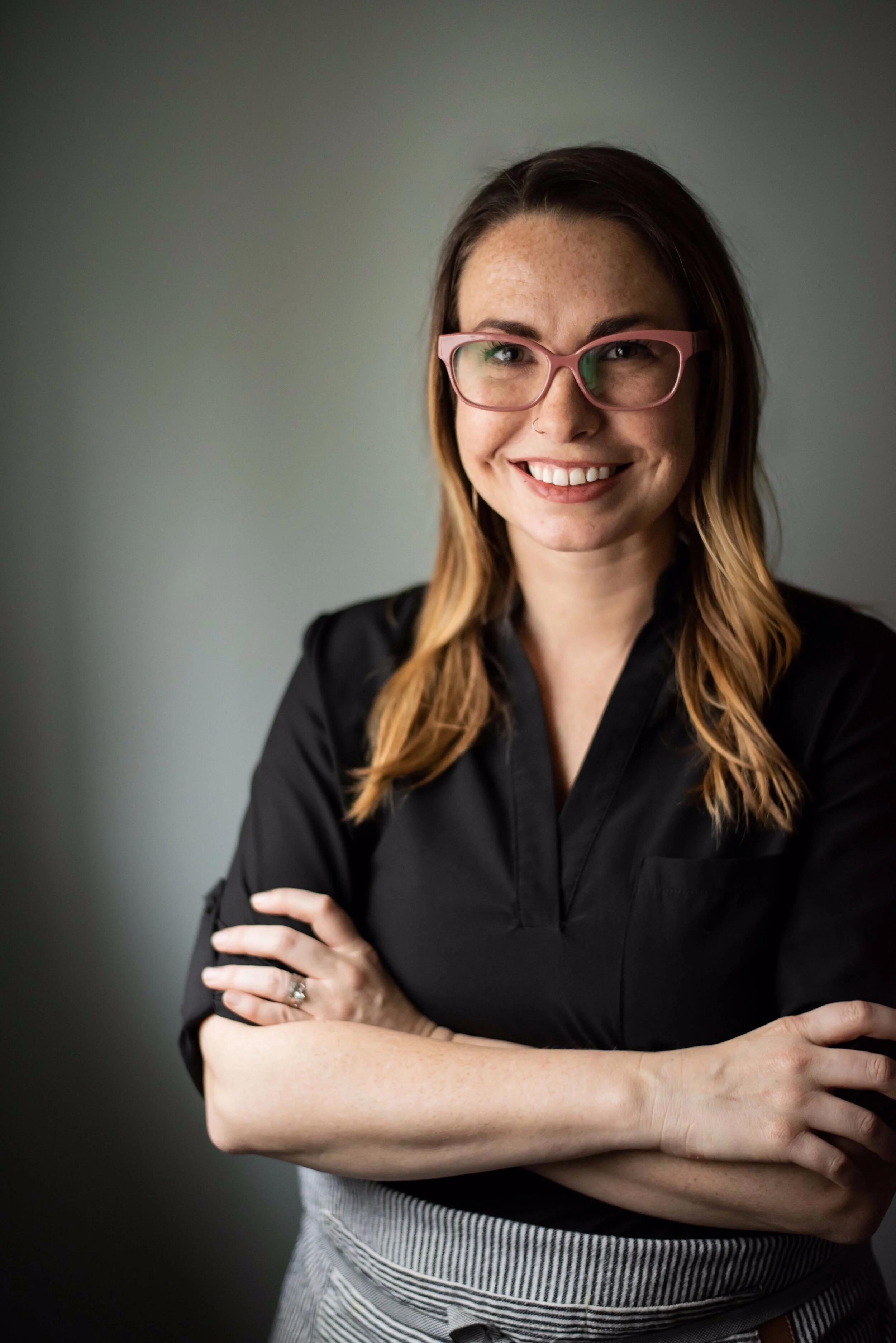  Charlotte based portrait photographer, Amanda Anderson captured chef Jessica Masanotti, of The Freckled Fork, as she prepared brunch for guests.  
