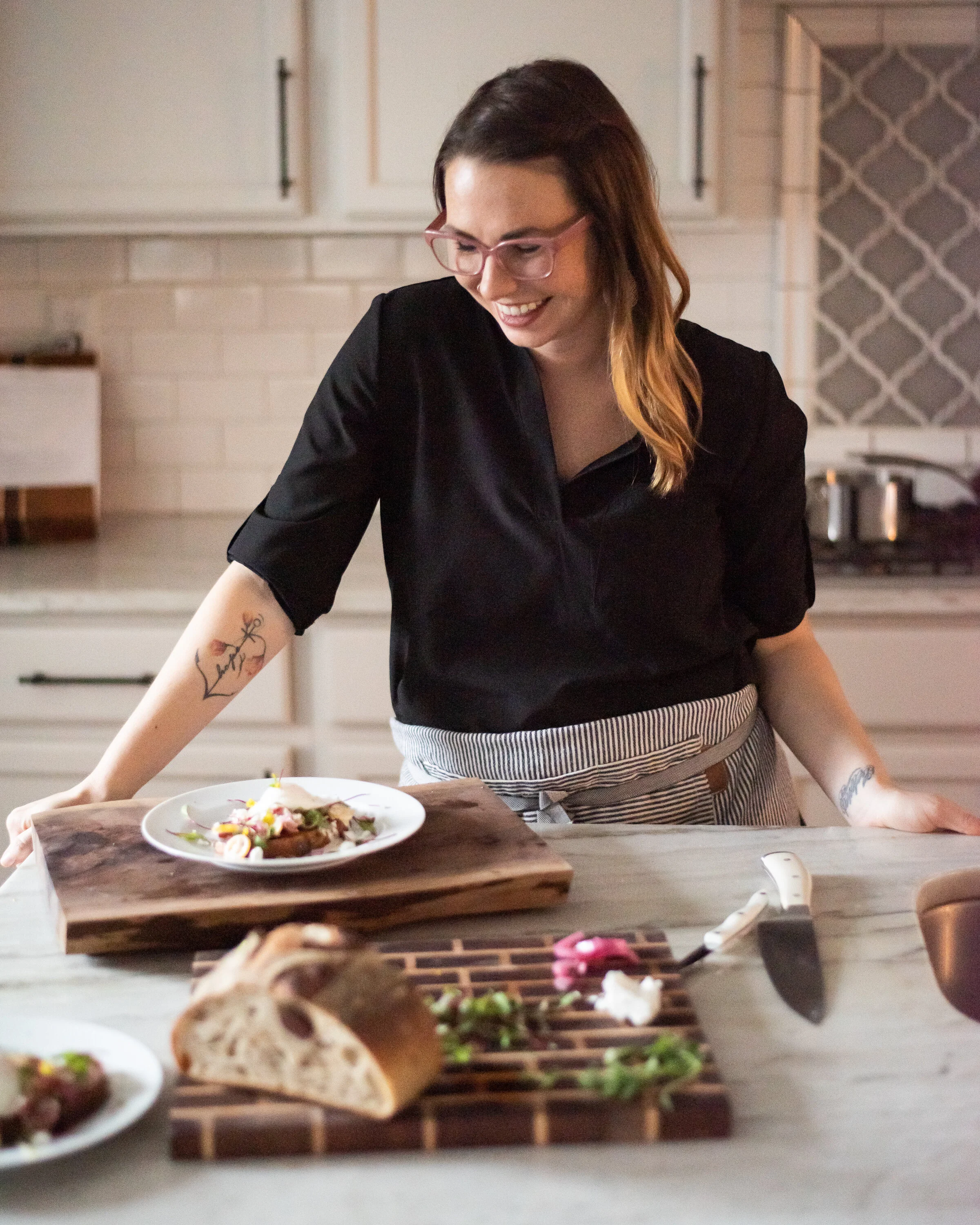  Amanda Anderson photographed, Jessica Masanotti, personal chef and owner of The Freckled Fork, in Charlotte, NC.  
