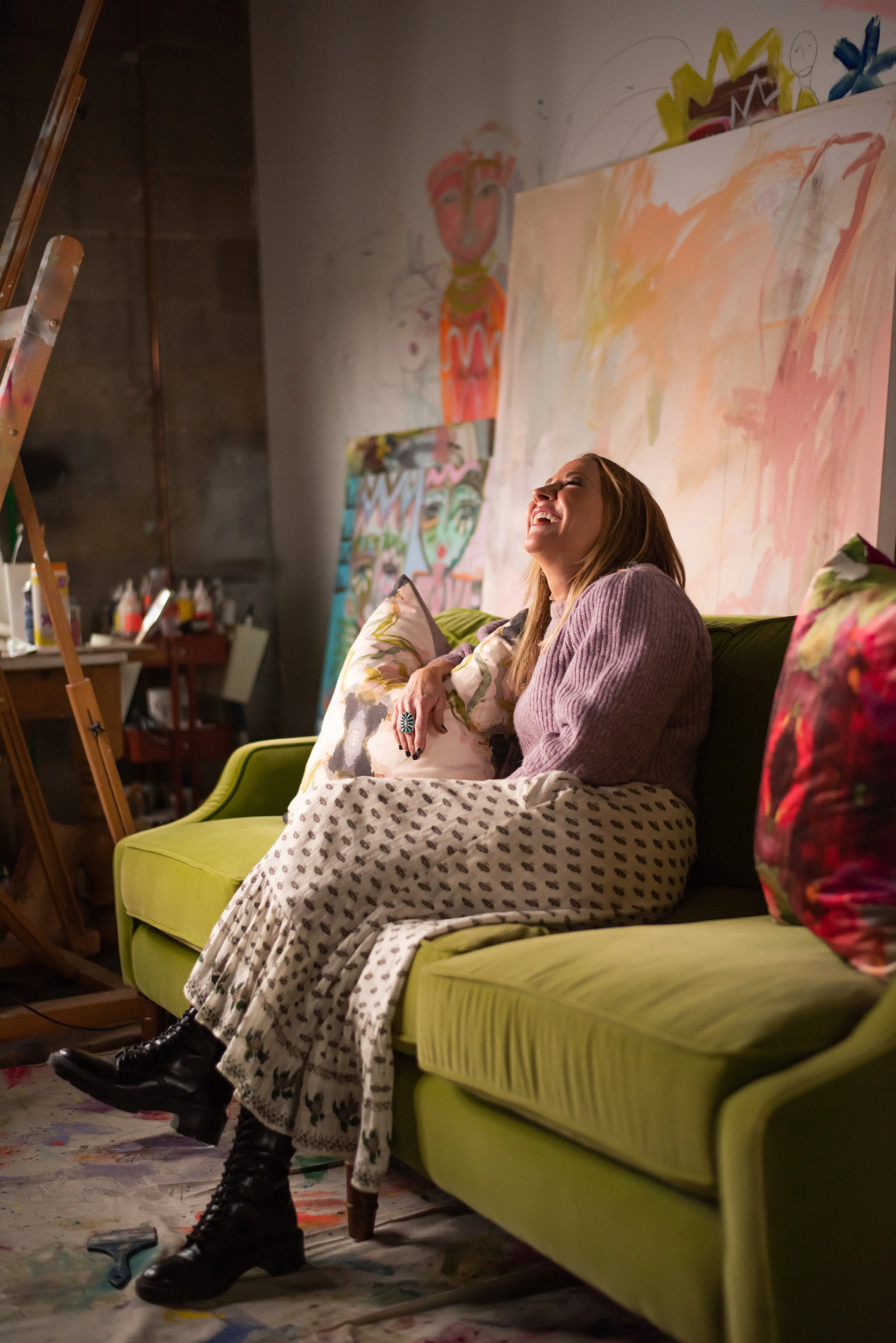  Charlotte, NC based artist, Windy O’Connor photographed by Amanda Anderson 