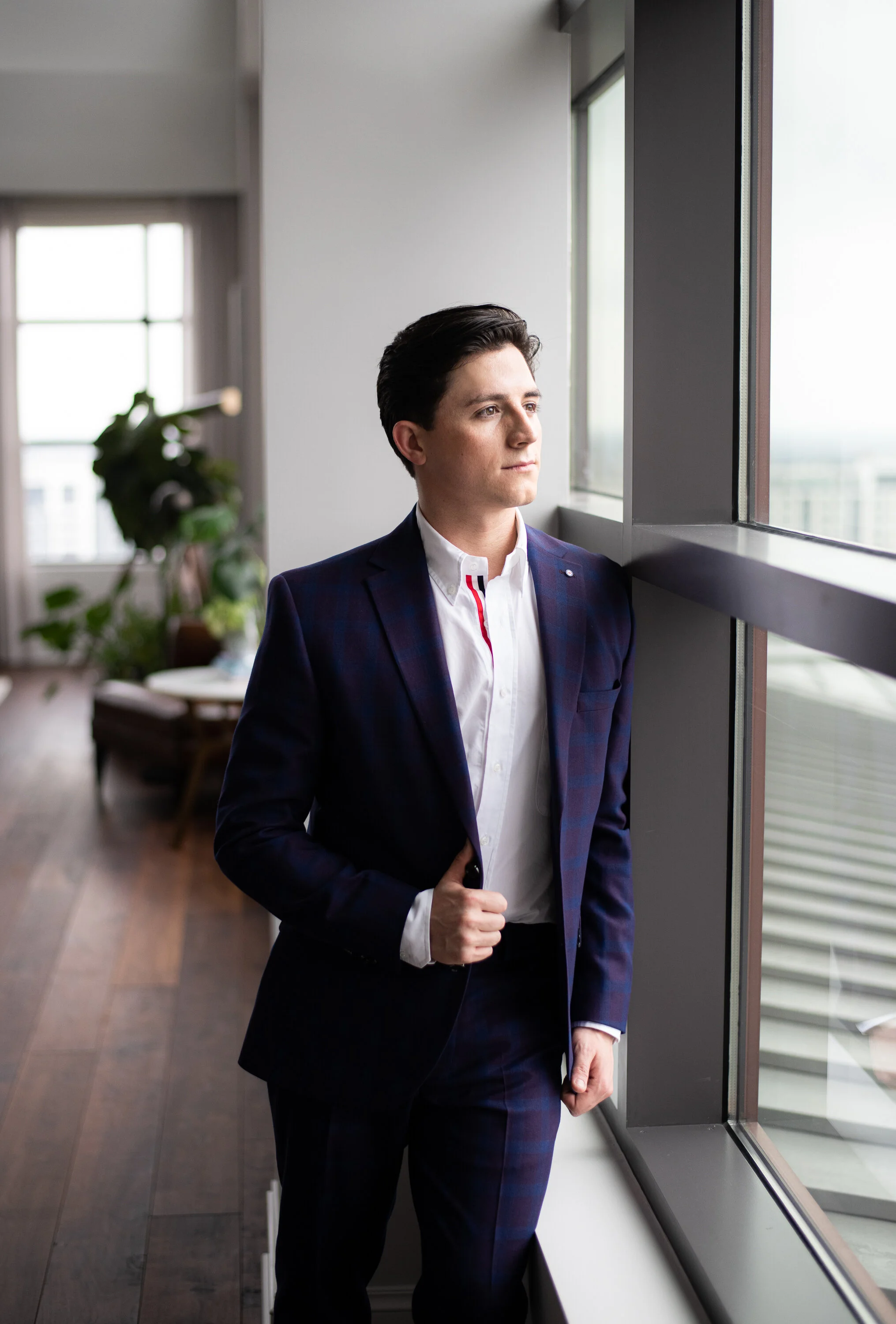  Local Charlotte fashion designers, Daniel Gonzalez, was photographed by Amanda Anderson in the Uptown area of the Queen City. 