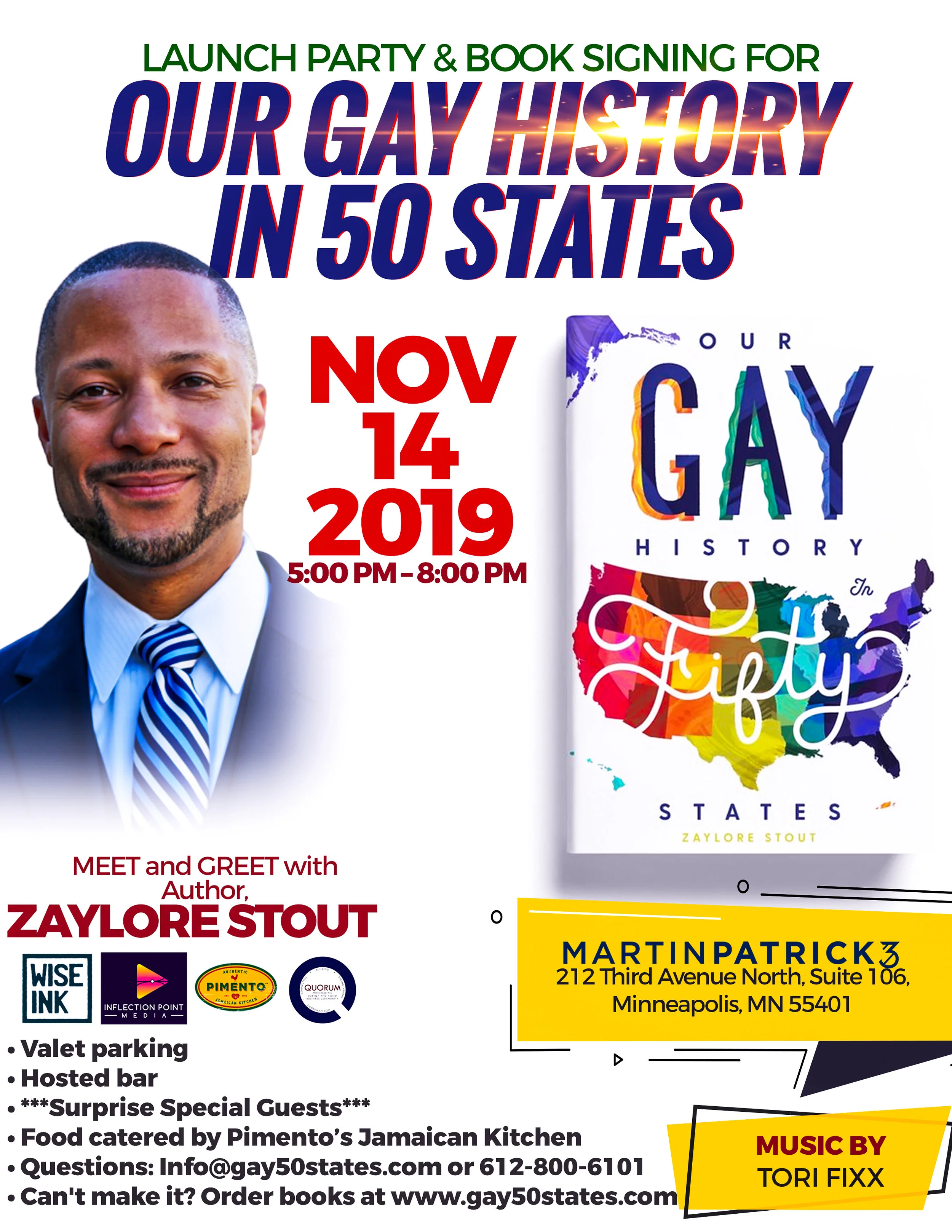 Minneapolis (Minnesota) Book Launch &amp; Signing 
