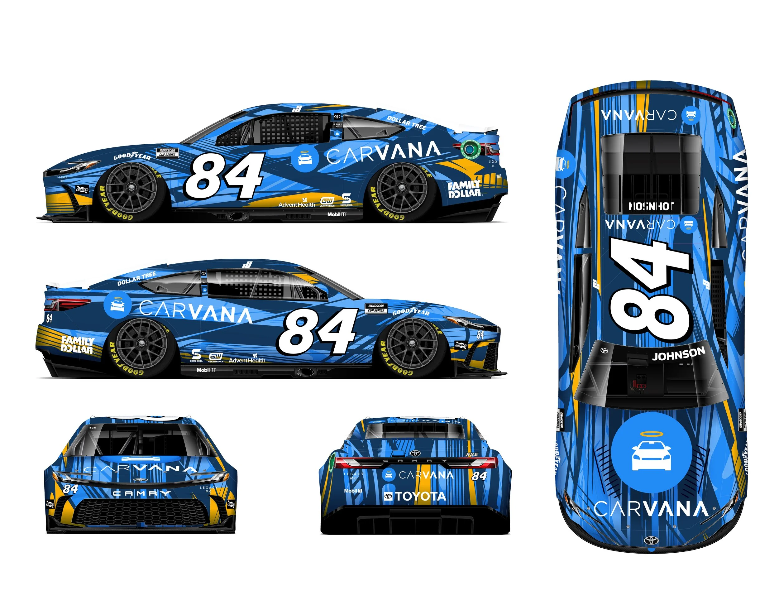 Carvana / Jimmie Johnson NASCAR Livery