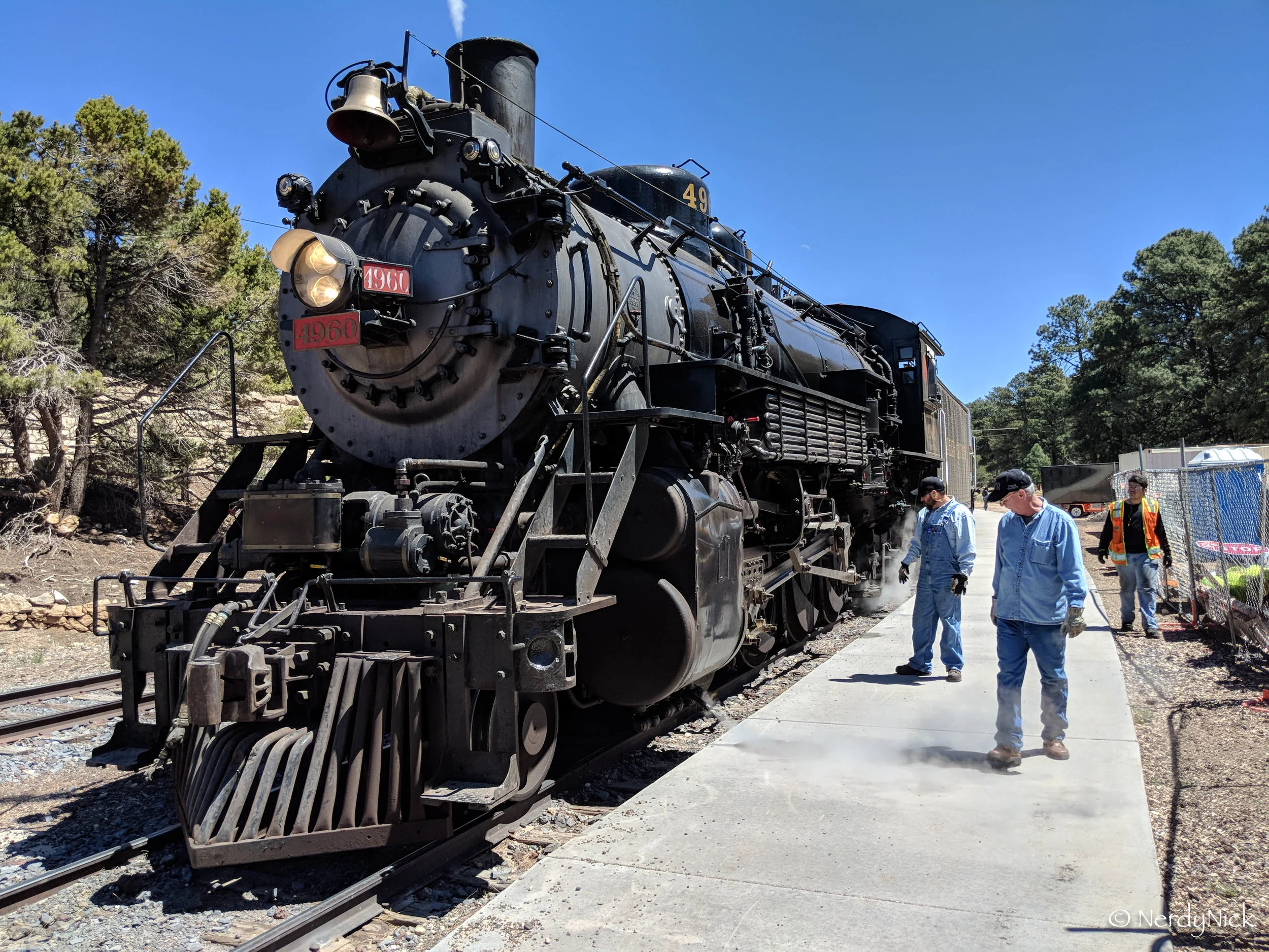 The good old steam locomotive that hauled us here