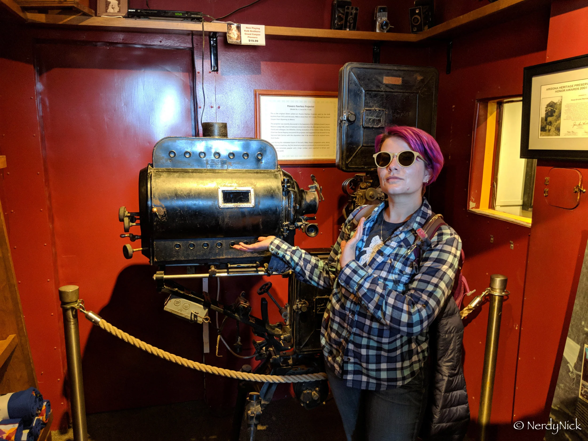 The Kolb Brother original projector