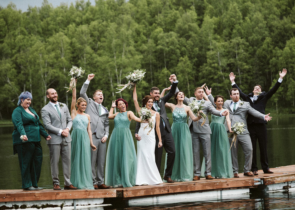 Bridal Party in Alaska