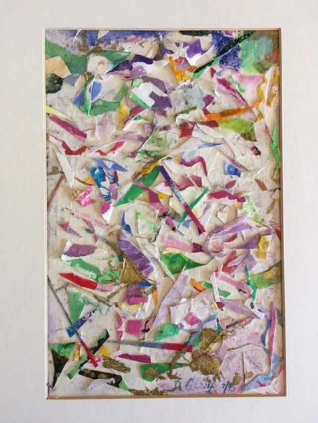 deborah geary Studio Location #11 watercolor collage
