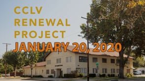 RENEWAL PROJECT UPDATE 1-20-20