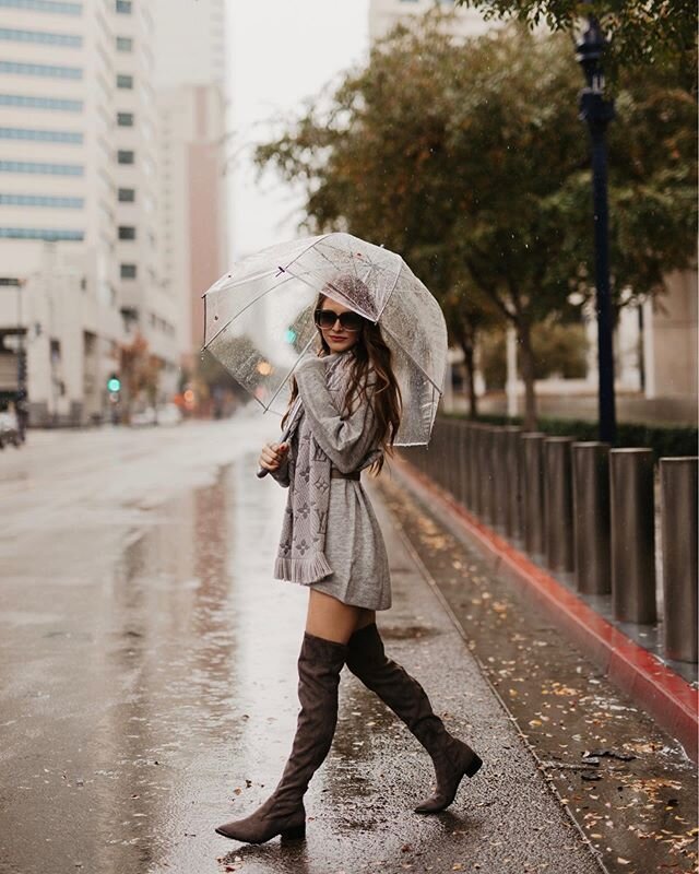 Rain rain go away! I don&rsquo;t know how San Diego has rain for a straight week. ⁣
⁣
I thought we were entering Spring. 🙄 Is it raining where you&rsquo;re at? ⁣
⁣
You can shop my look as always with the link in my bio or LIKEtoKNOW.it ⁣
 http://lik