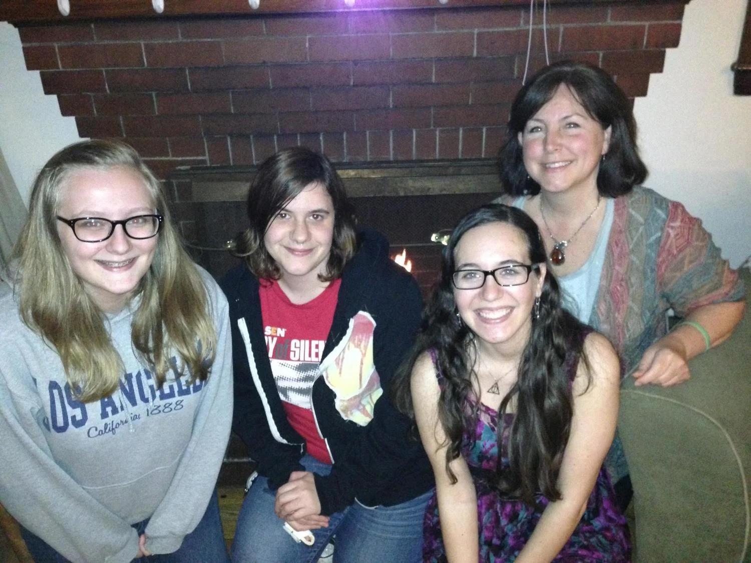 The first four TSWGO staff members in 2012. Celine, Emily, Arielle and Lori Earl
