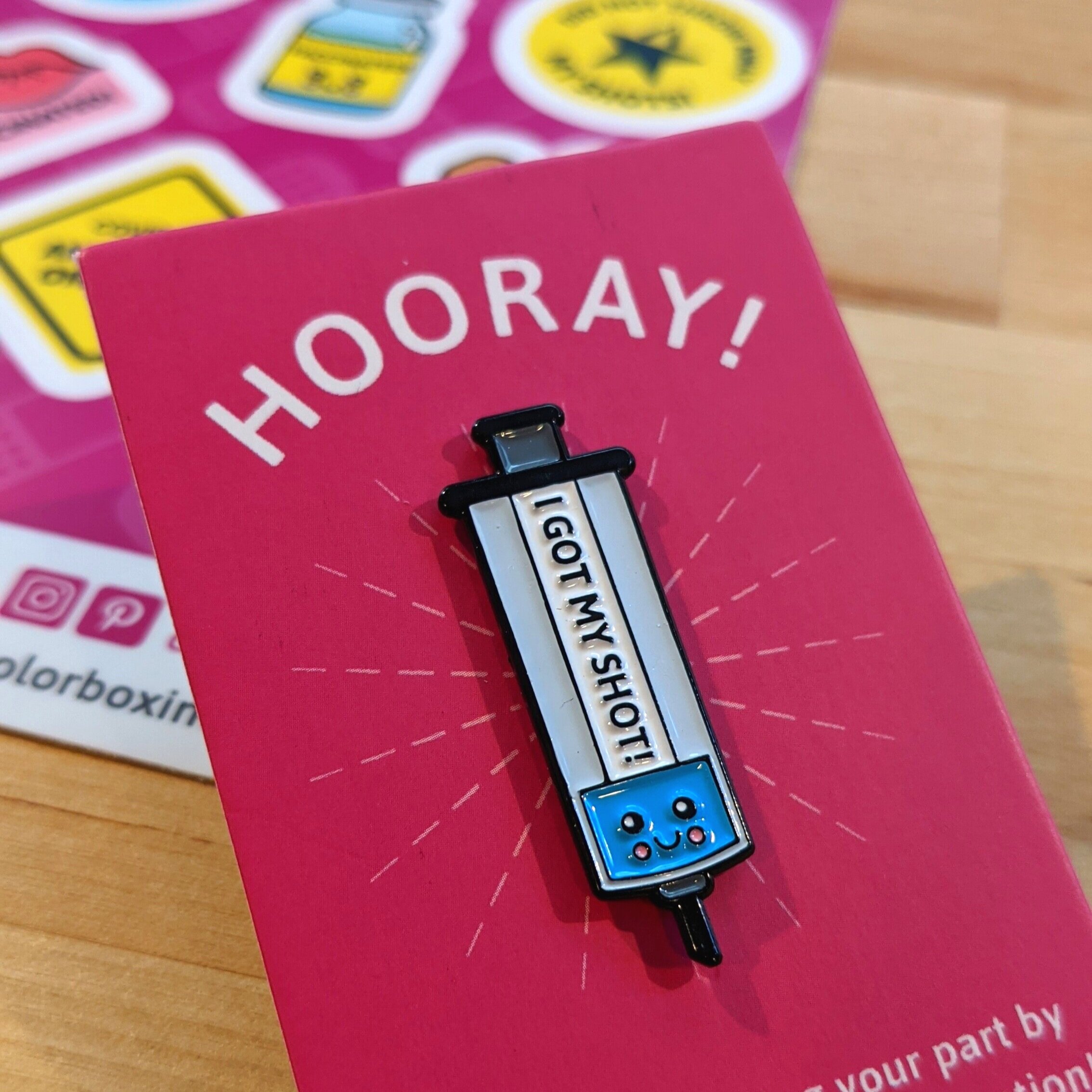 "I Got My Shot!" Enamel Pin