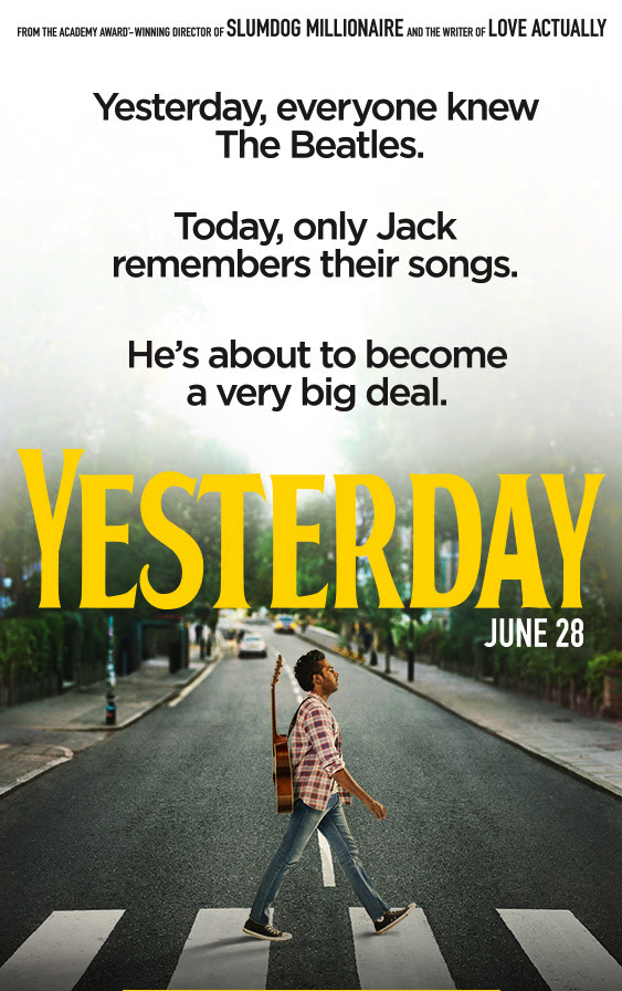 Yesterday opens on June 28. The film is directed by Danny Boyle and stars Himesh Patel.