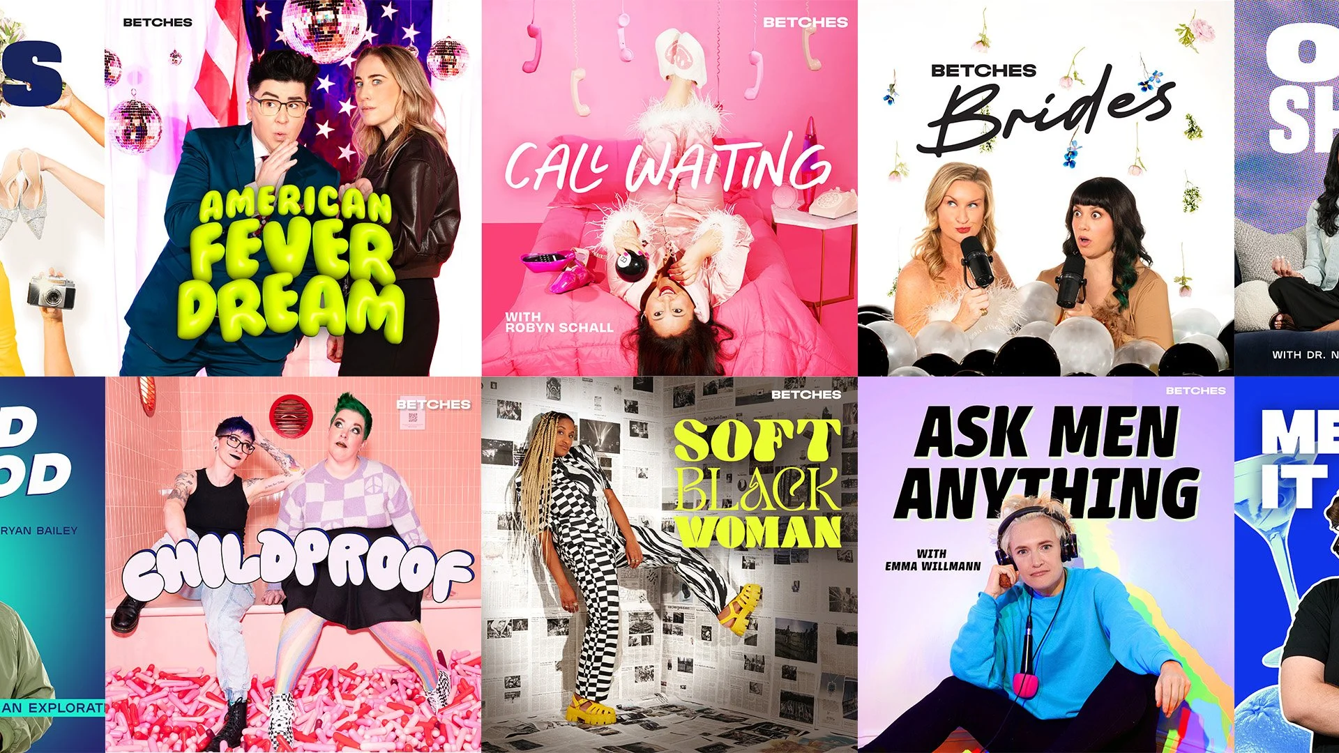 Betches Media Podcast Covers