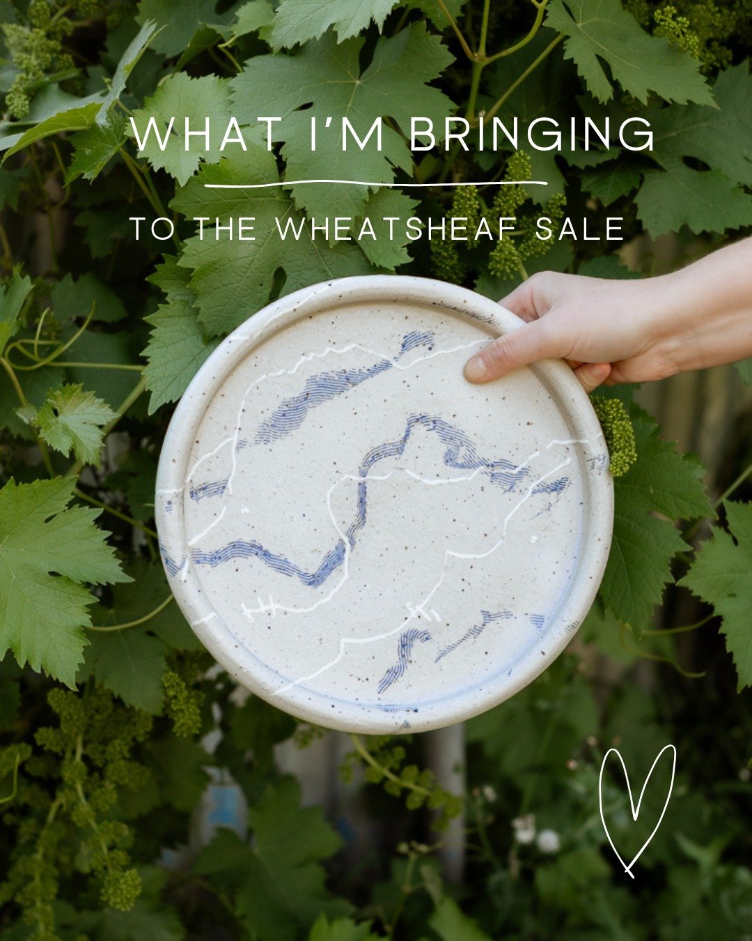 Not-so-sneaky discounts and a new product launch ...

Many makers use the Wheatsheaf Sale to clear their shelves. And that's exactly what I'll do this Saturday. You'll find two stashes of work marked at $10 and $25. These pieces are all experiments, 