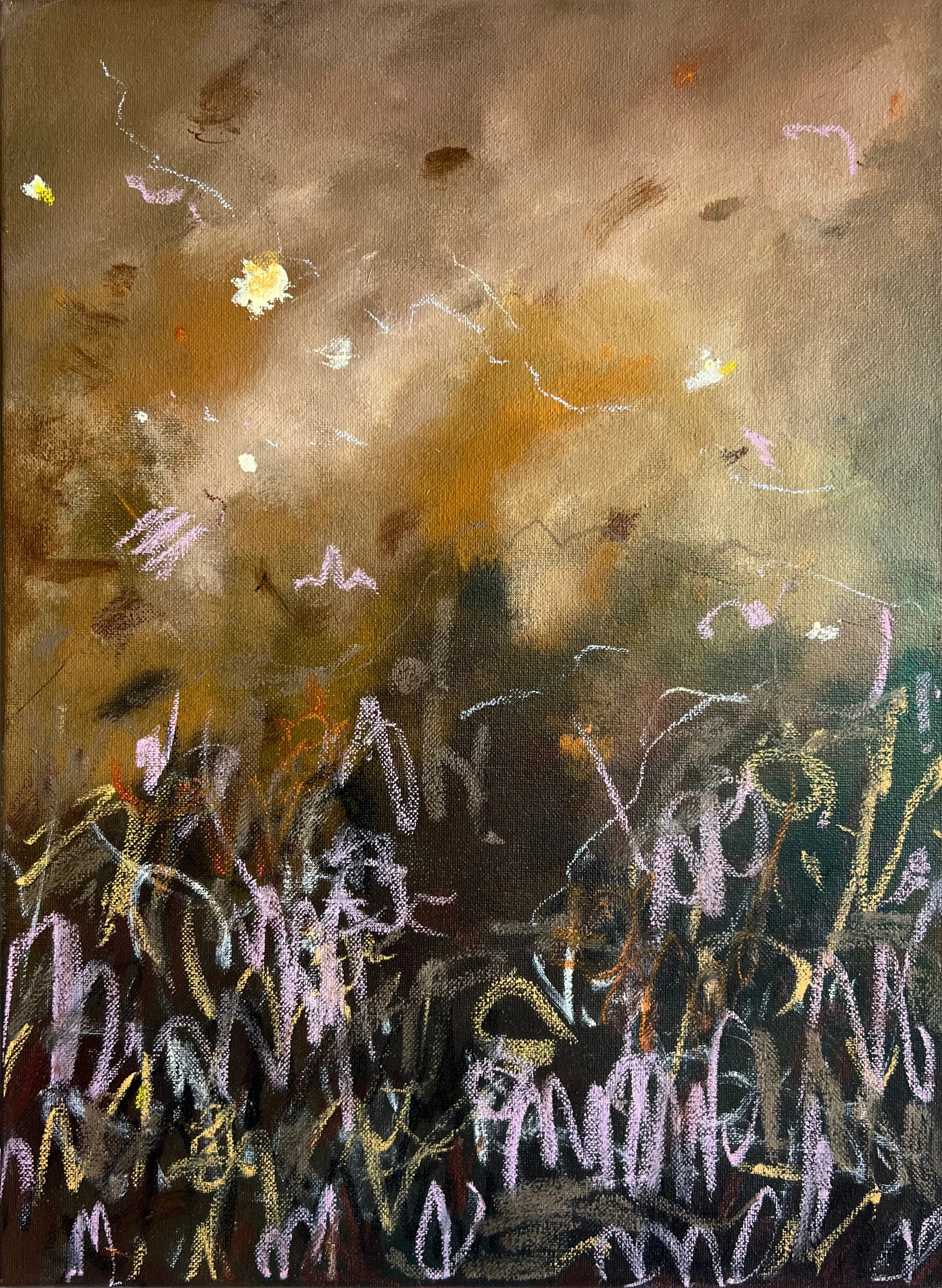 Hillside at dusk